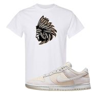 Vast Grey Low Dunks T Shirt | Indian Chief, White