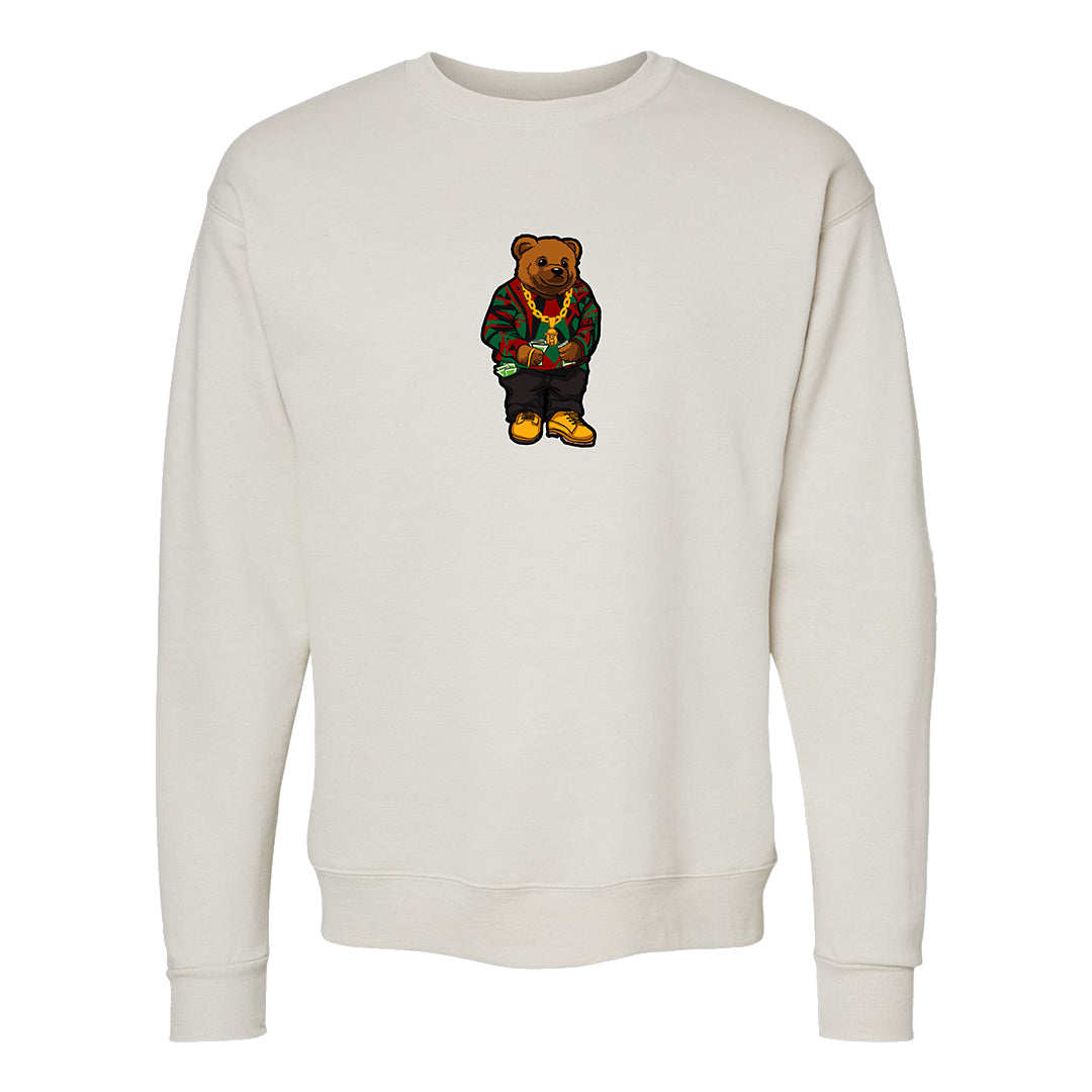 Plaid High Dunks Crewneck Sweatshirt | Sweater Bear, Sand