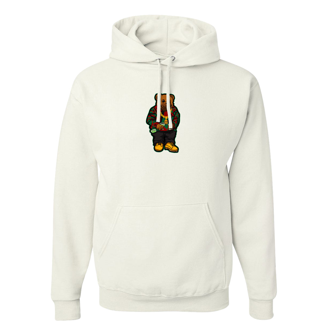 Plaid High Dunks Hoodie | Sweater Bear, White