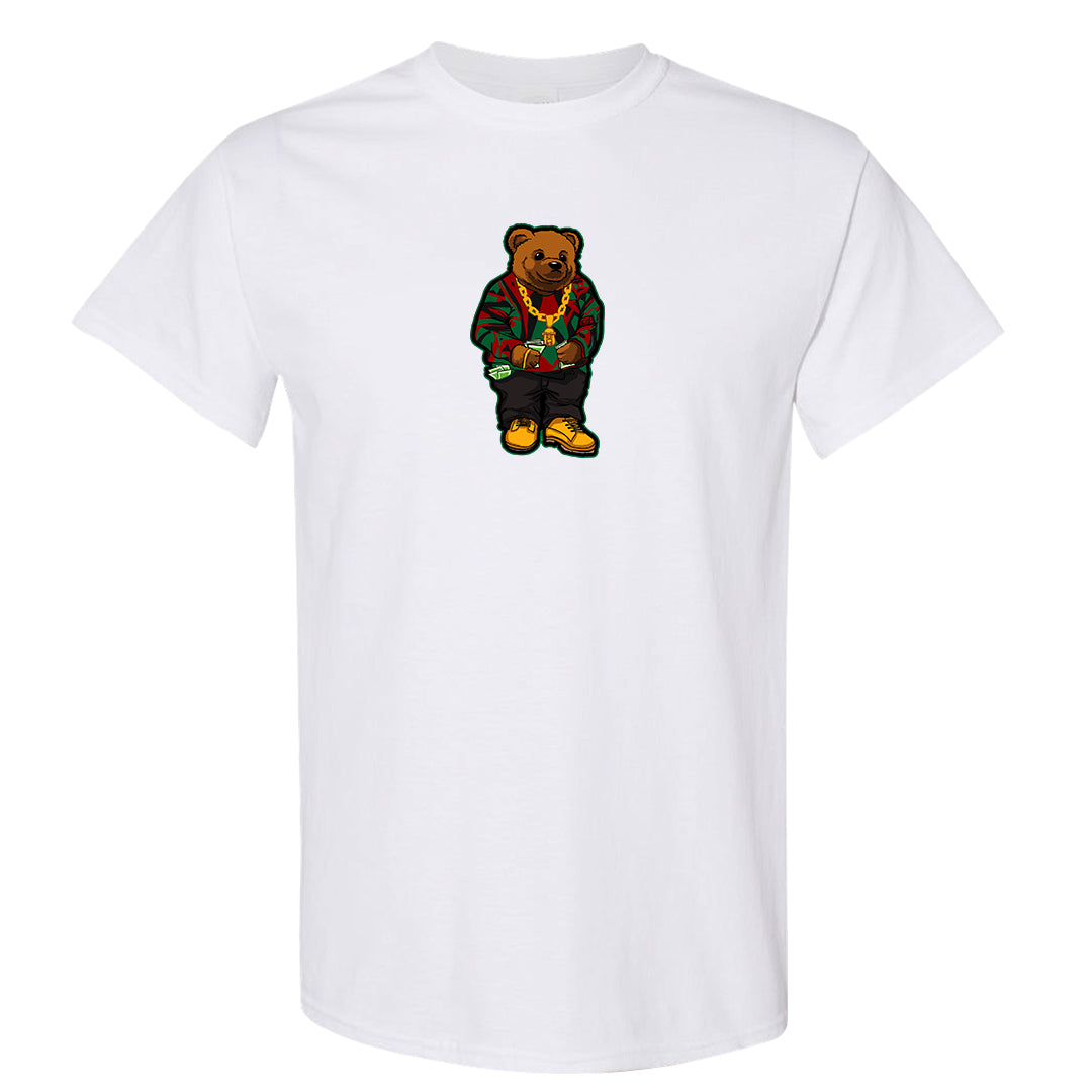Plaid High Dunks T Shirt | Sweater Bear, White