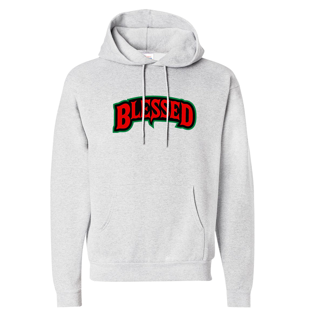 Plaid High Dunks Hoodie | Blessed Arch, Ash