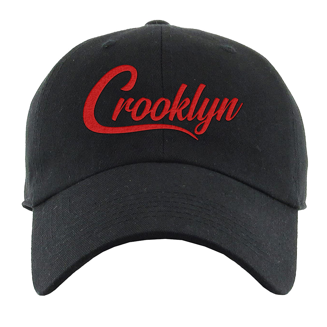 Plaid High Dunks Dad Hat | Crooklyn, Black
