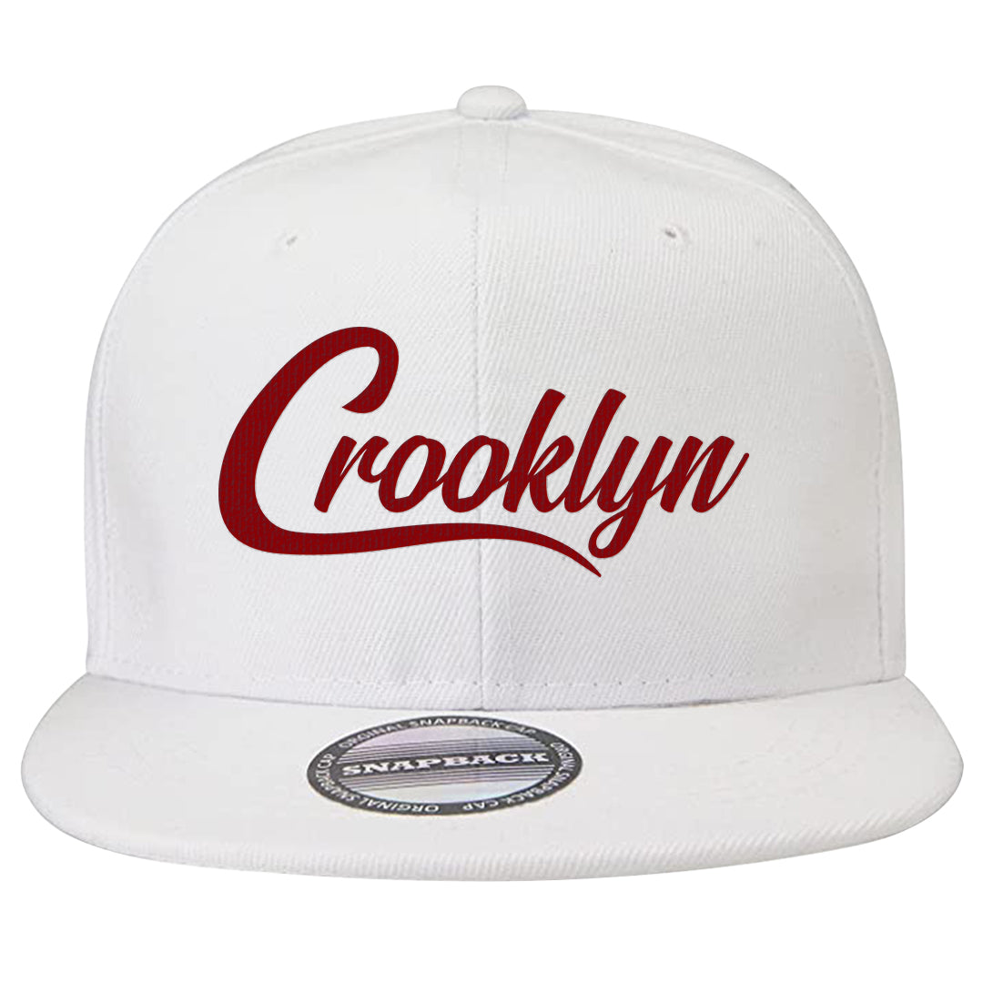 Plaid High Dunks Snapback Hat | Crooklyn, White
