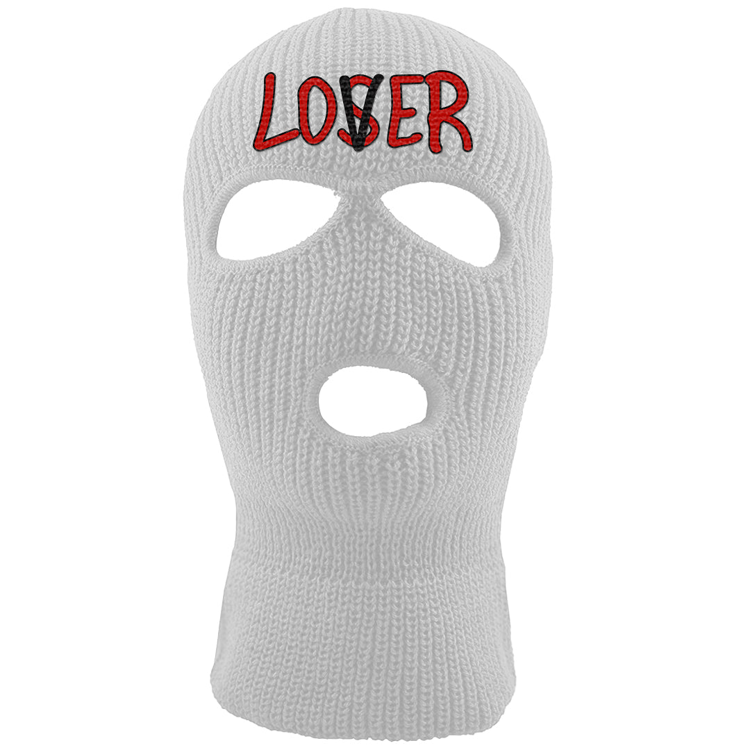 Plaid High Dunks Ski Mask | Lover, White