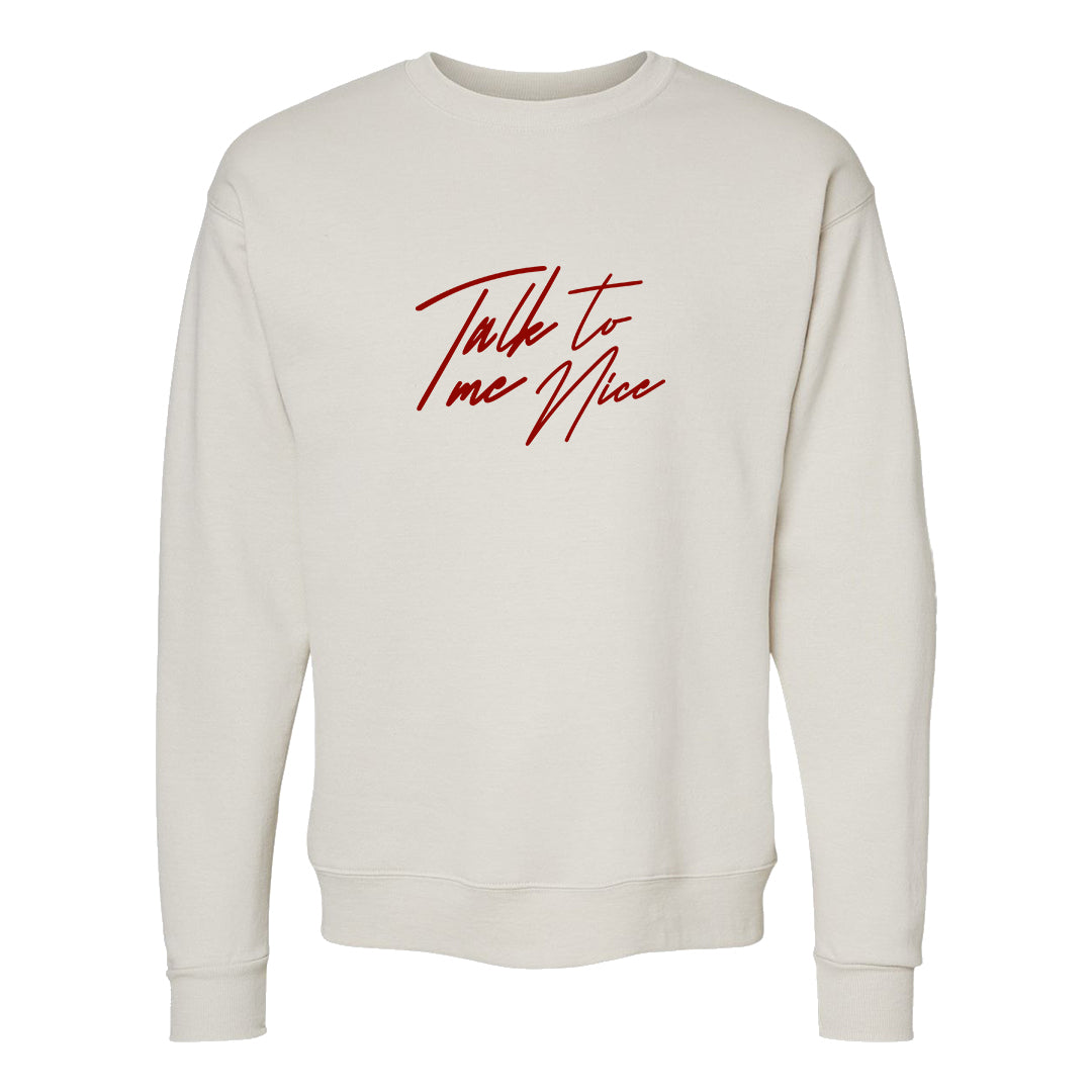 Plaid High Dunks Crewneck Sweatshirt | Talk To Me Nice, Sand