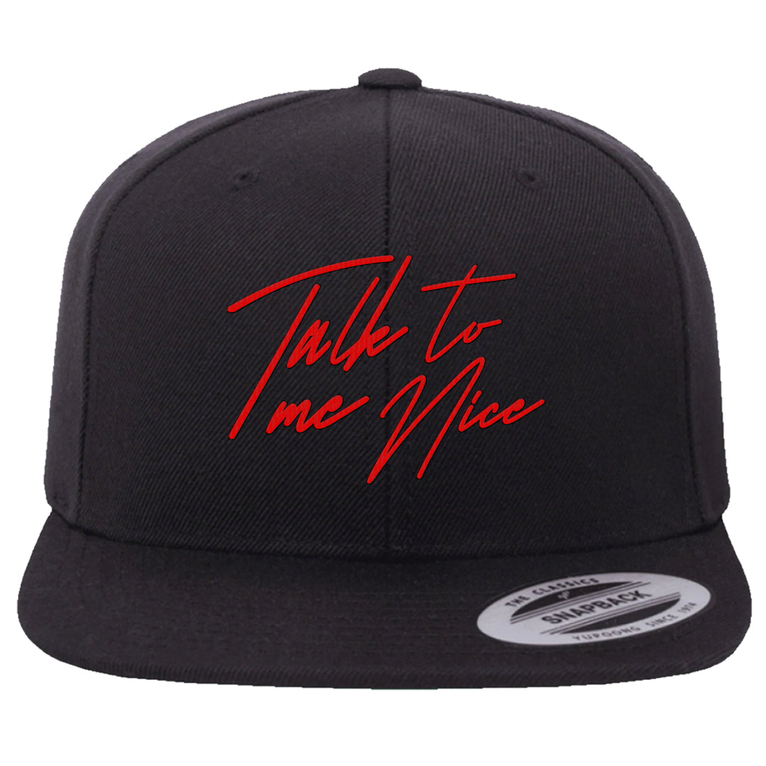 Plaid High Dunks Snapback Hat | Talk To Me Nice, Black