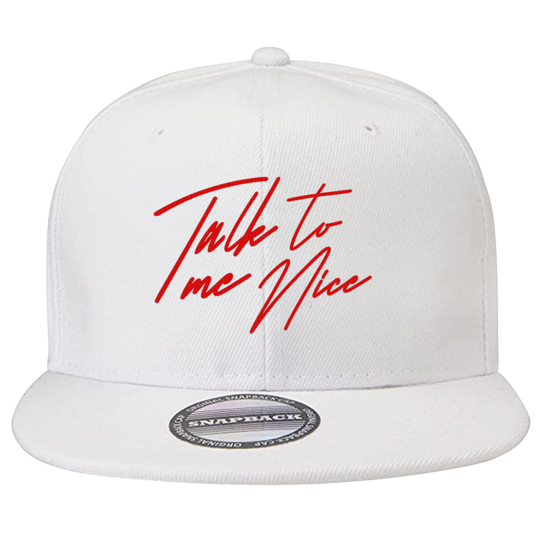 Plaid High Dunks Snapback Hat | Talk To Me Nice, White