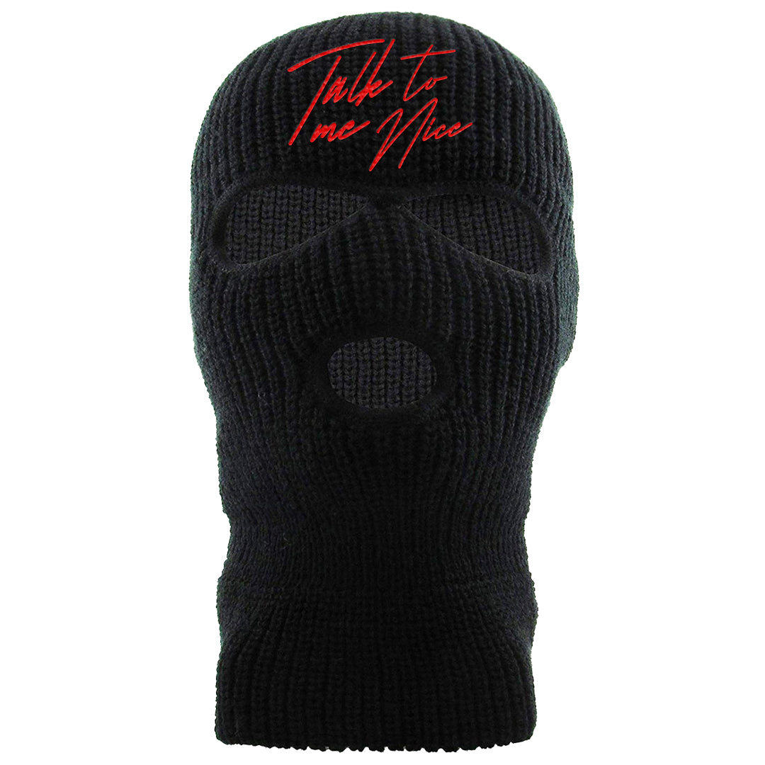 Plaid High Dunks Ski Mask | Talk To Me Nice, Black