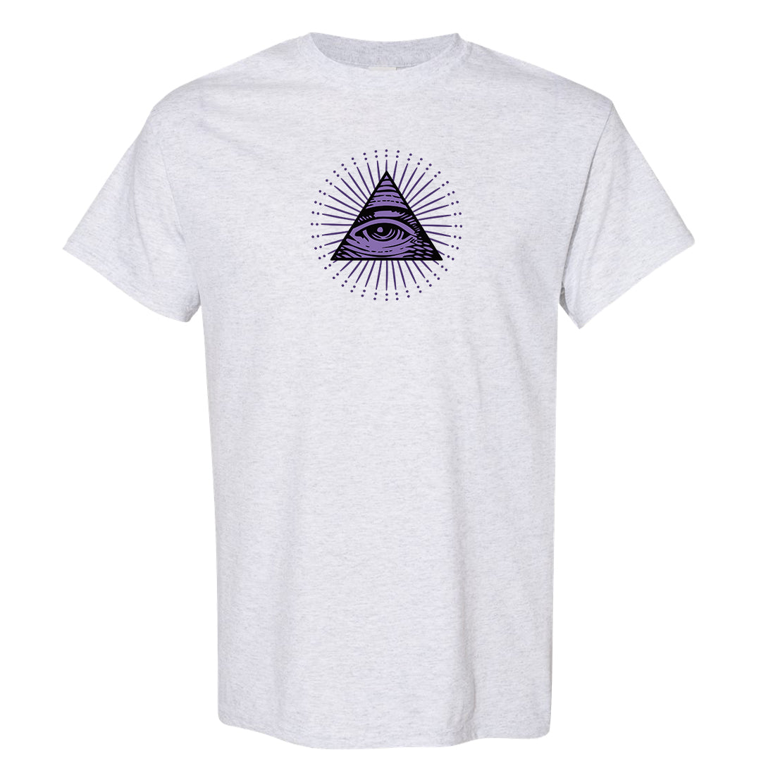 Psychic Purple High Dunks T Shirt | All Seeing Eye, Ash