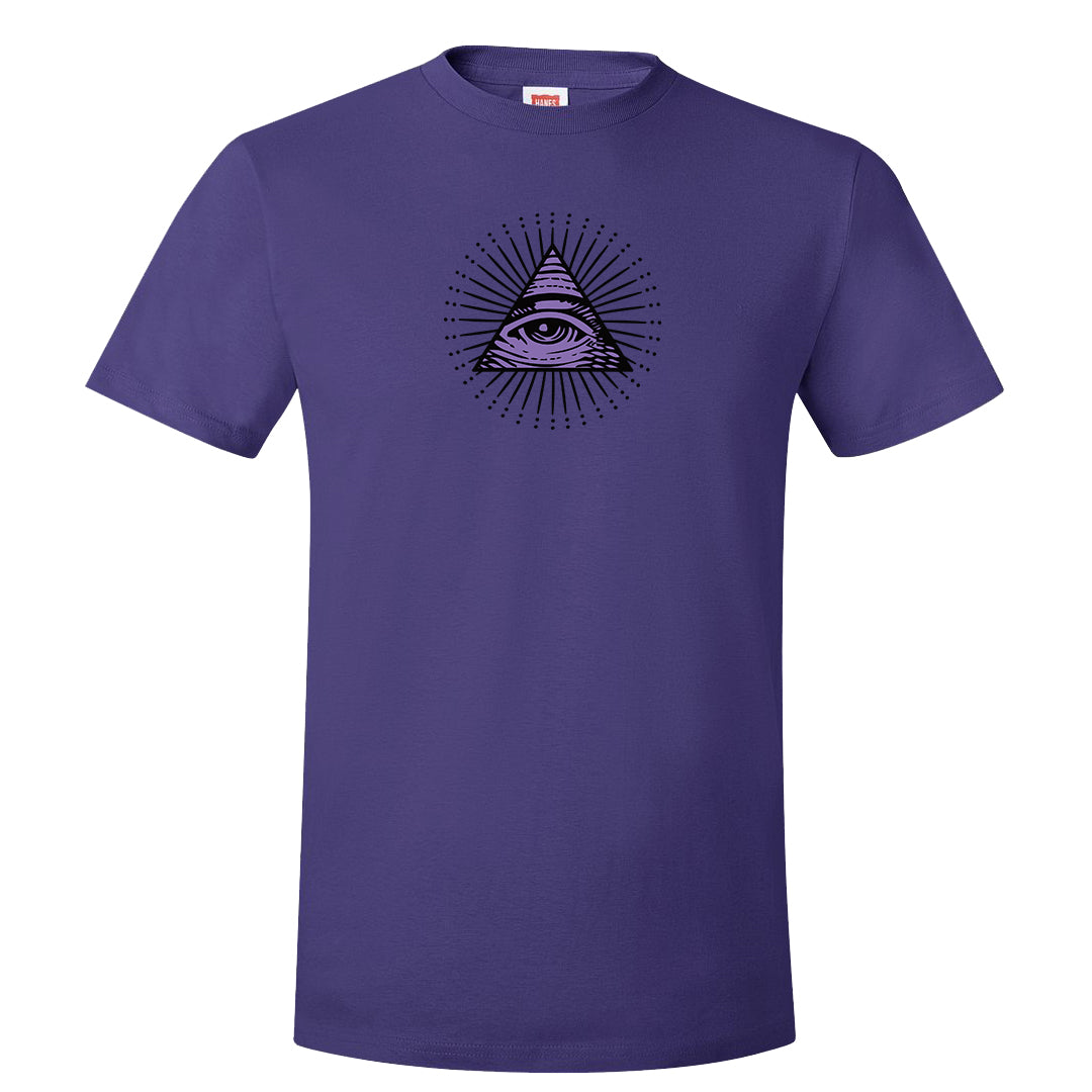 Psychic Purple High Dunks T Shirt | All Seeing Eye, Purple