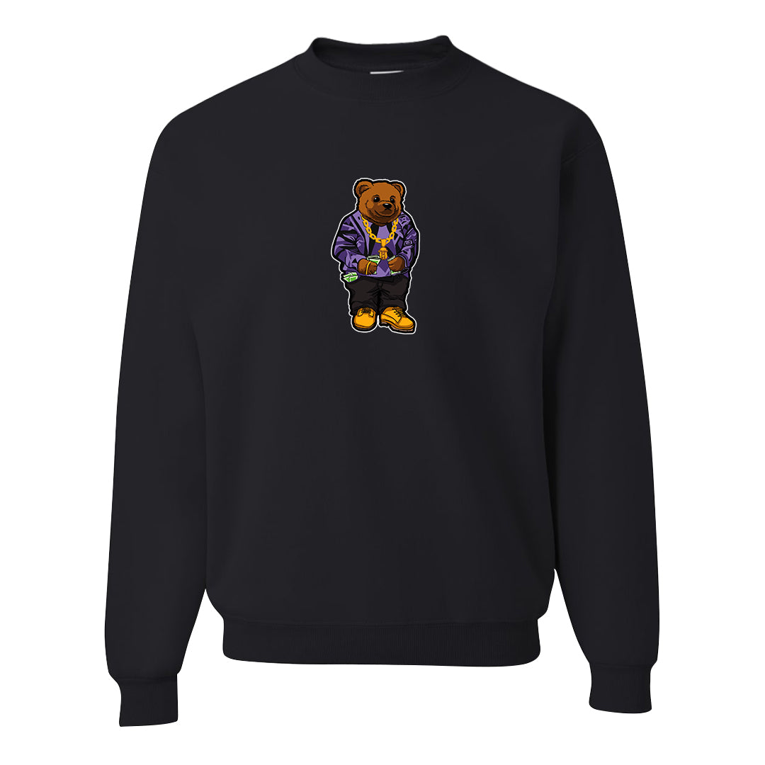 Psychic Purple High Dunks Crewneck Sweatshirt | Sweater Bear, Black