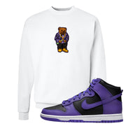 Psychic Purple High Dunks Crewneck Sweatshirt | Sweater Bear, White