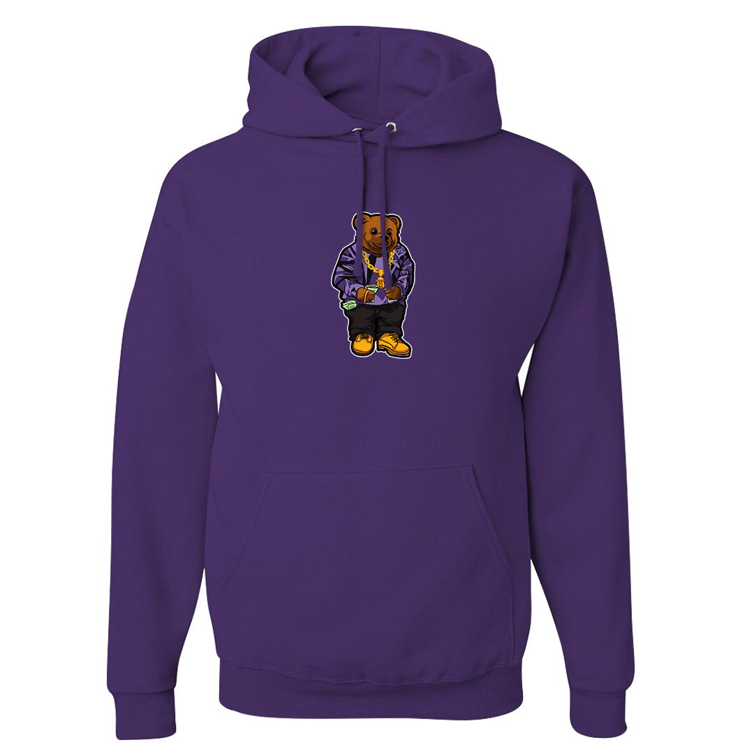 Psychic Purple High Dunks Hoodie | Sweater Bear, Deep Purple