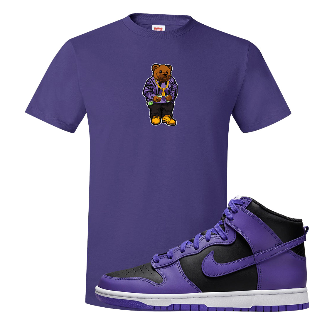 Psychic Purple High Dunks T Shirt | Sweater Bear, Purple