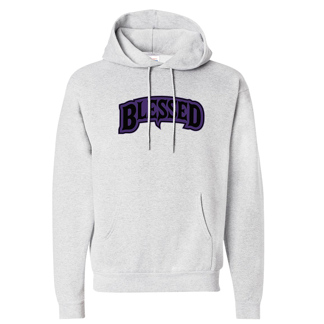 Psychic Purple High Dunks Hoodie | Blessed Arch, Ash