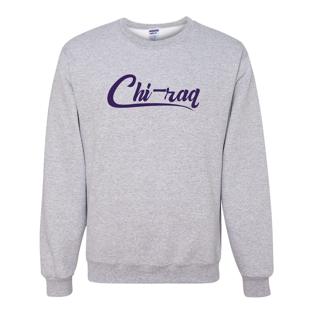 Psychic Purple High Dunks Crewneck Sweatshirt | Chiraq, Ash