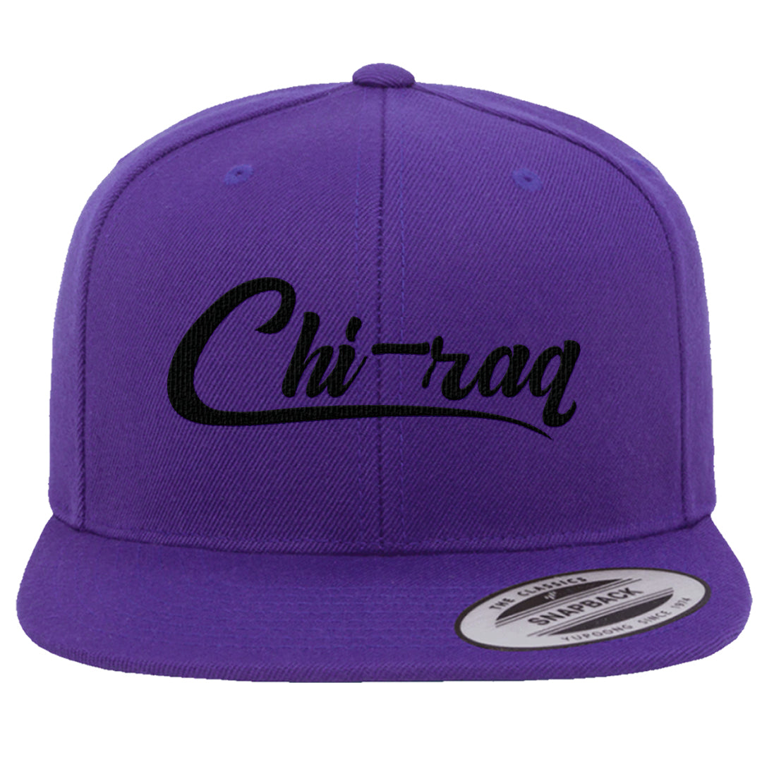 Psychic Purple High Dunks Snapback Hat | Chiraq, Purple