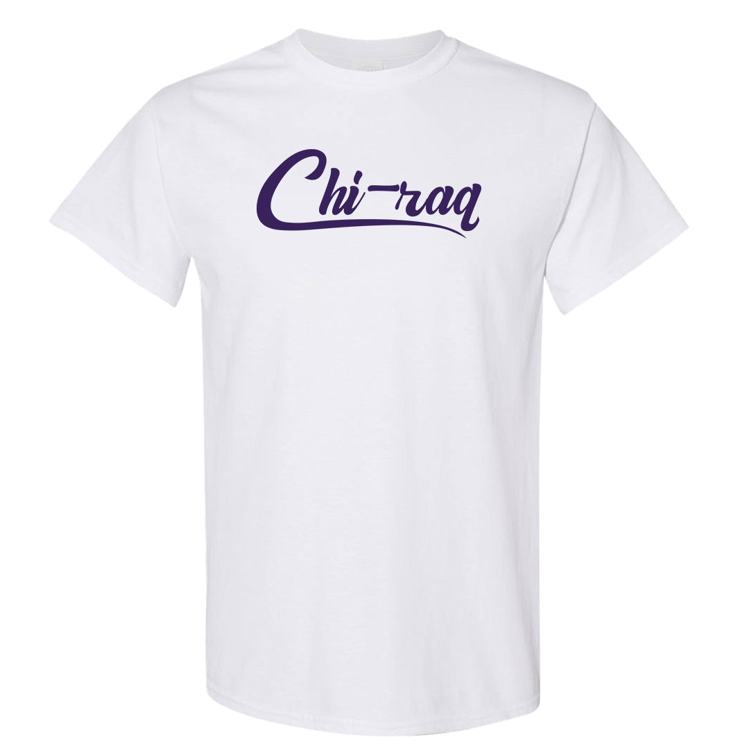 Psychic Purple High Dunks T Shirt | Chiraq, White