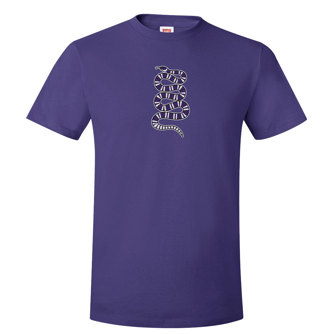 Psychic Purple High Dunks T Shirt | Coiled Snake, Purple