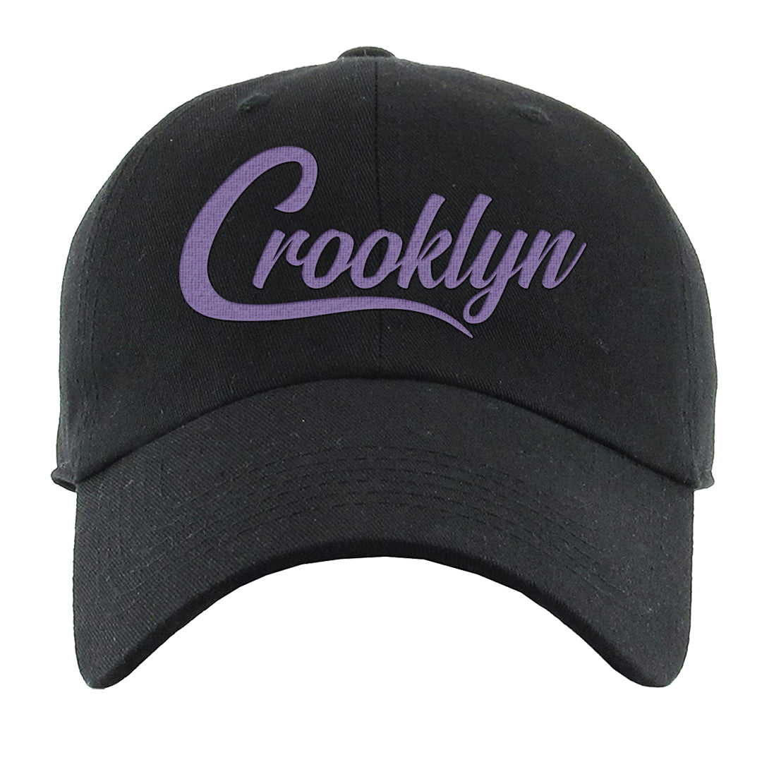 Psychic Purple High Dunks Dad Hat | Crooklyn, Black