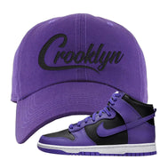 Psychic Purple High Dunks Dad Hat | Crooklyn, Purple