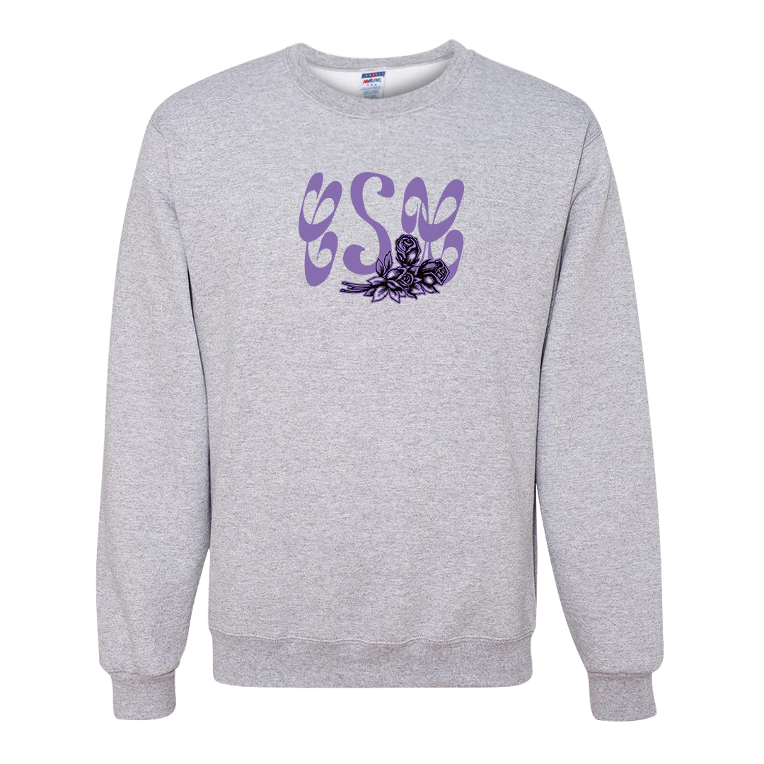 Psychic Purple High Dunks Crewneck Sweatshirt | Certified Sneakerhead, Ash