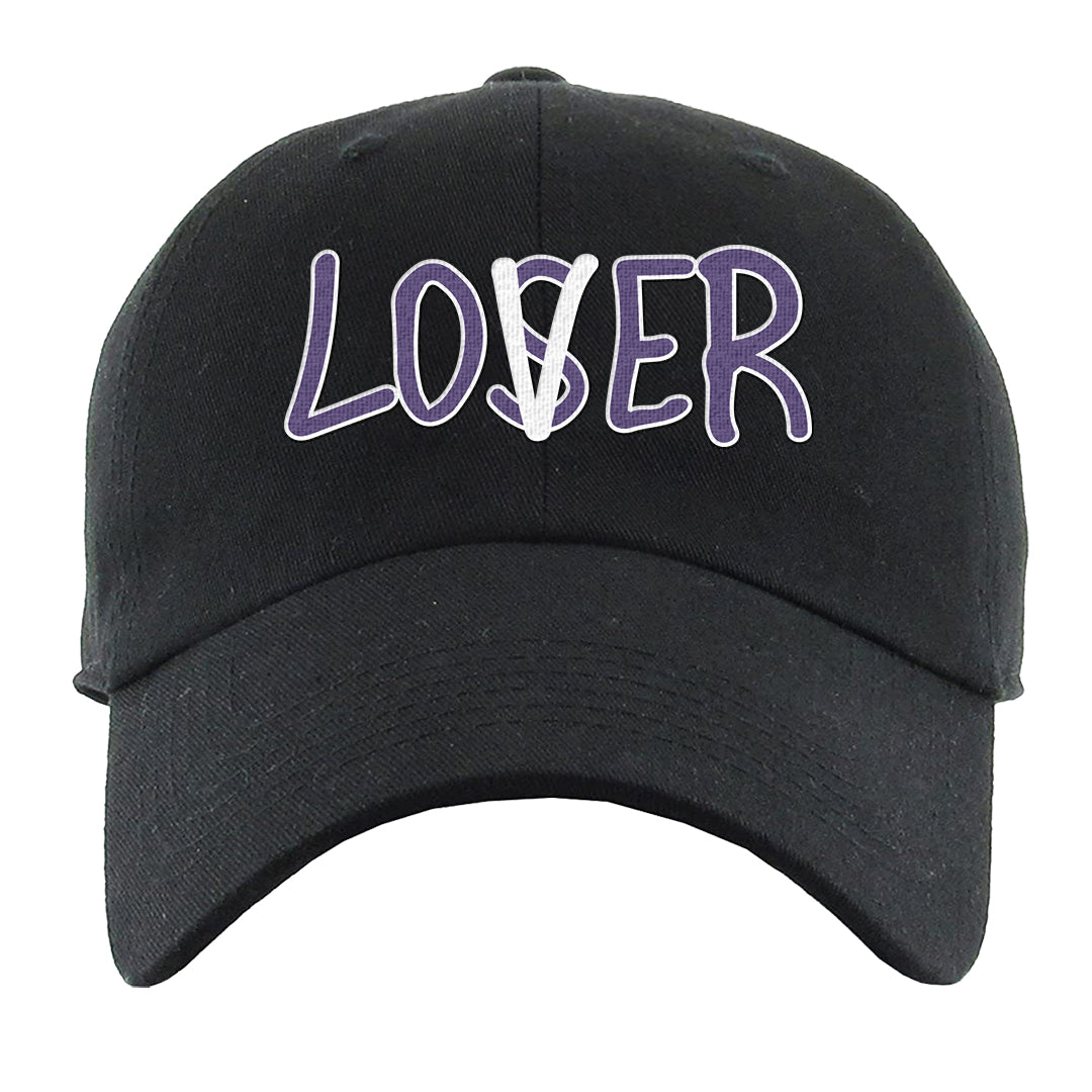 Psychic Purple High Dunks Dad Hat | Lover, Black