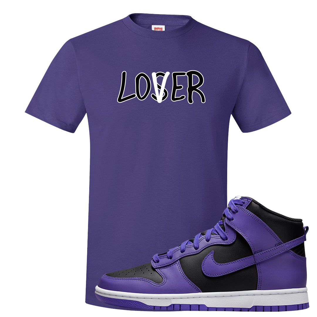 Psychic Purple High Dunks T Shirt | Lover, Purple