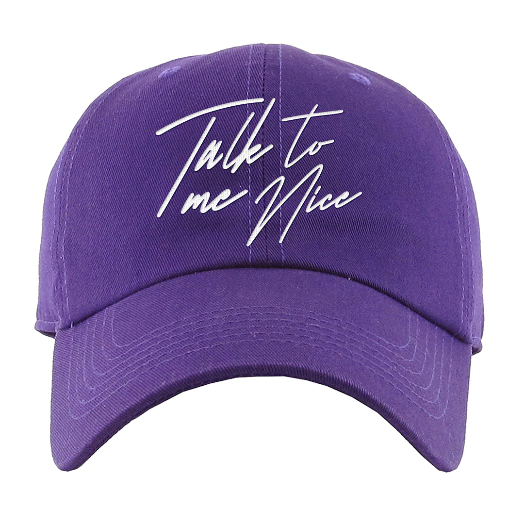 Psychic Purple High Dunks Dad Hat | Talk To Me Nice, Purple