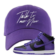 Psychic Purple High Dunks Dad Hat | Talk To Me Nice, Purple