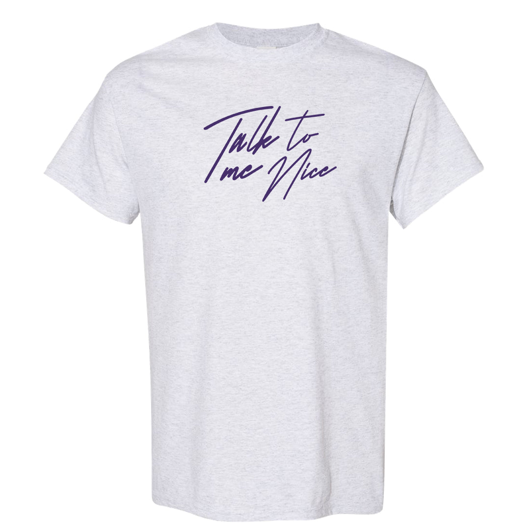 Psychic Purple High Dunks T Shirt | Talk To Me Nice, Ash