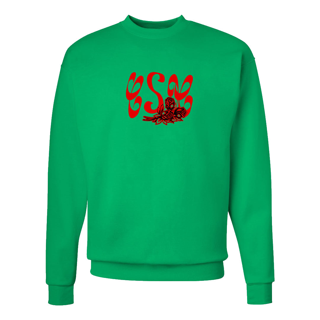 Red Green Plaid Low Dunks Crewneck Sweatshirt | Certified Sneakerhead, Kelly Green