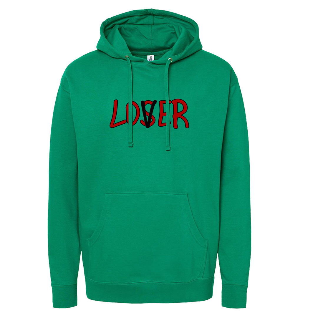 Red Green Plaid Low Dunks Hoodie | Lover, Kelly Green