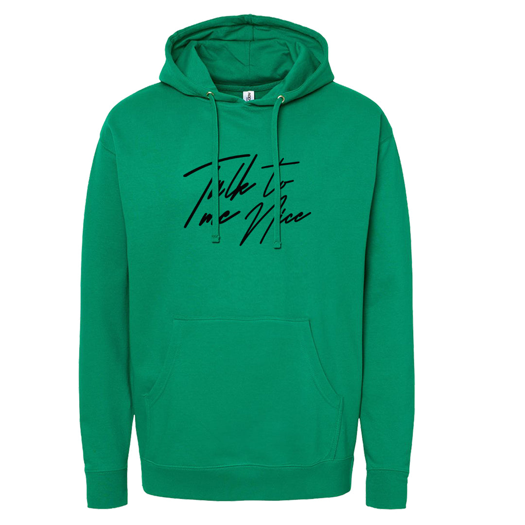 Red Green Plaid Low Dunks Hoodie | Talk To Me Nice, Kelly Green