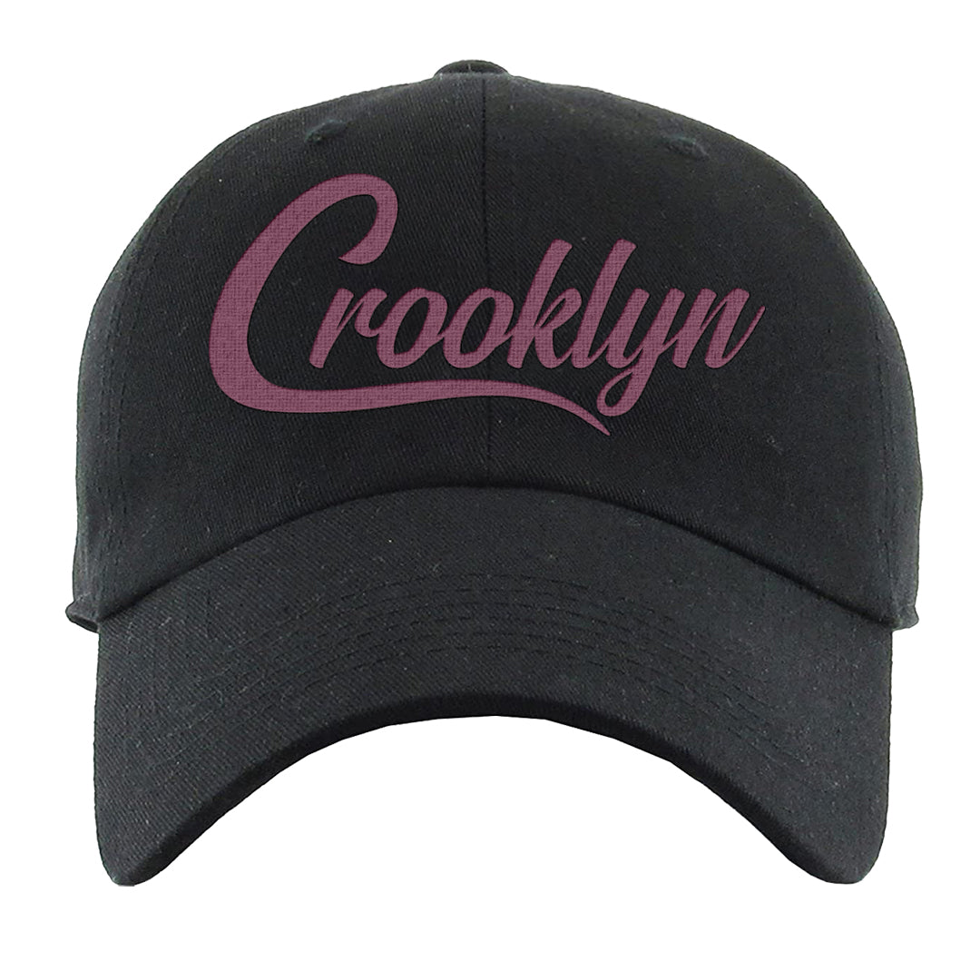 Sweet Beet High Dunks Dad Hat | Crooklyn, Black