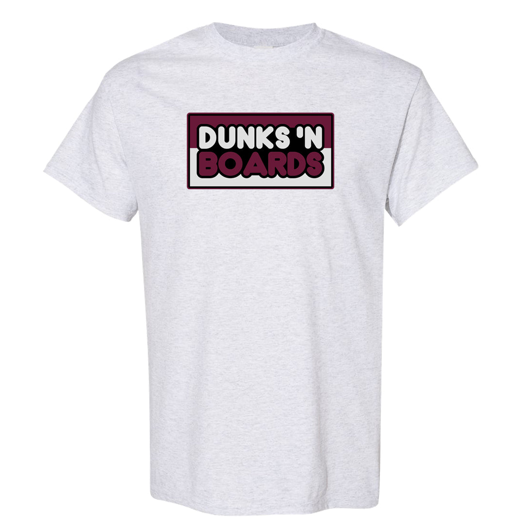 Sweet Beet High Dunks T Shirt | Dunks N Boards, Ash