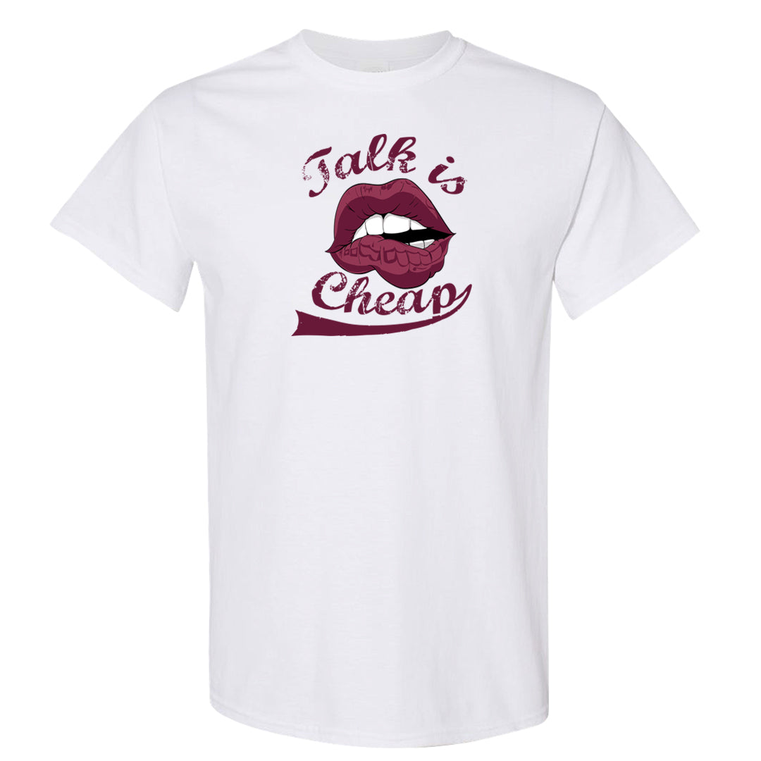 Sweet Beet High Dunks T Shirt | Talk Lips, White