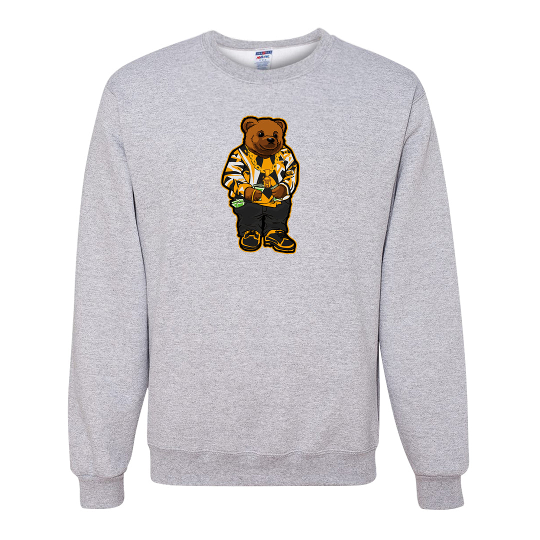 University Gold Black High Dunks Crewneck Sweatshirt | Sweater Bear, Ash