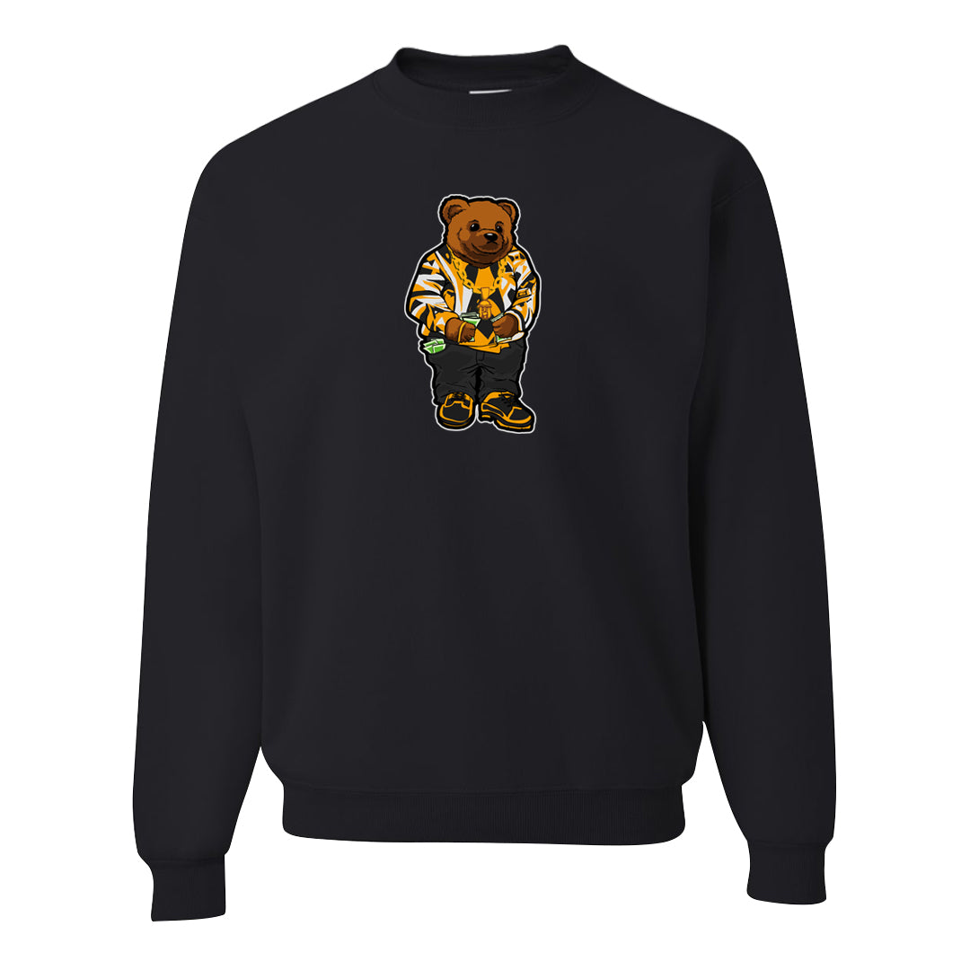 University Gold Black High Dunks Crewneck Sweatshirt | Sweater Bear, Black