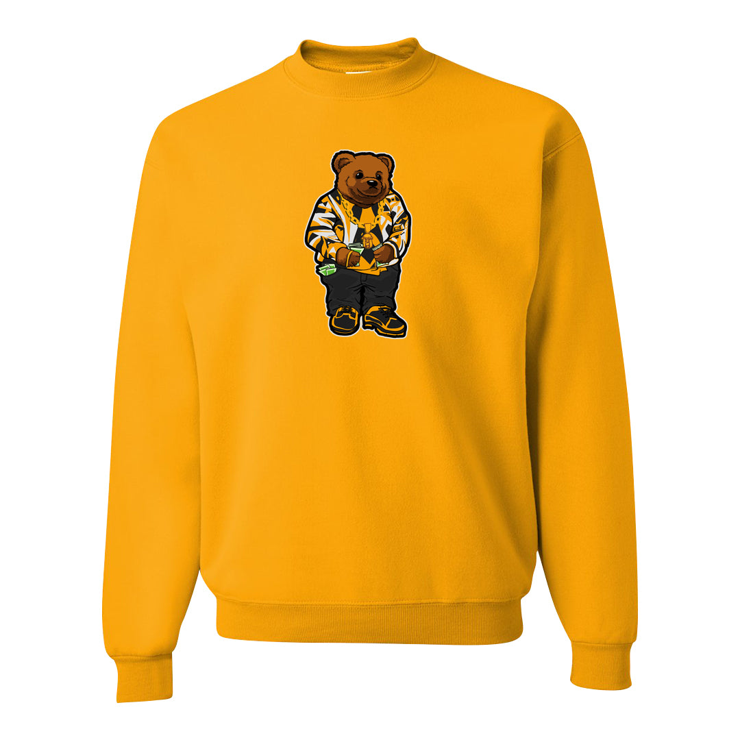 University Gold Black High Dunks Crewneck Sweatshirt | Sweater Bear, Gold