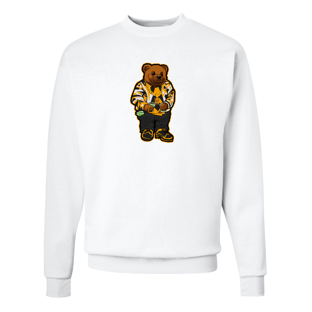 University Gold Black High Dunks Crewneck Sweatshirt | Sweater Bear, White