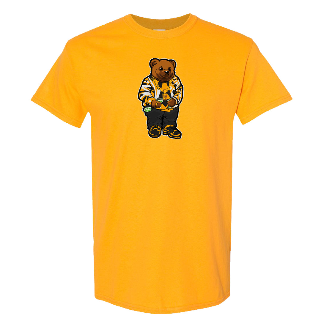 University Gold Black High Dunks T Shirt | Sweater Bear, Gold