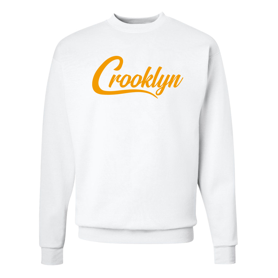 University Gold Black High Dunks Crewneck Sweatshirt | Crooklyn, White