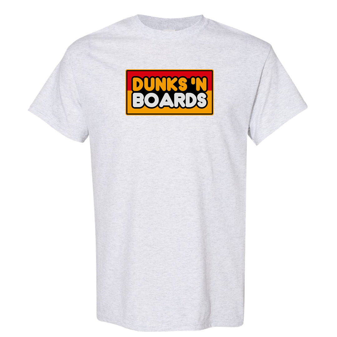 University Gold Black High Dunks T Shirt | Dunks N Boards, Ash