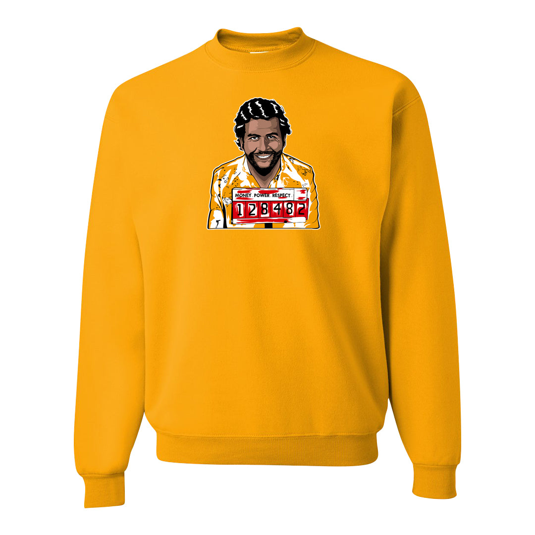 University Gold Black High Dunks Crewneck Sweatshirt | Escobar Illustration, Gold