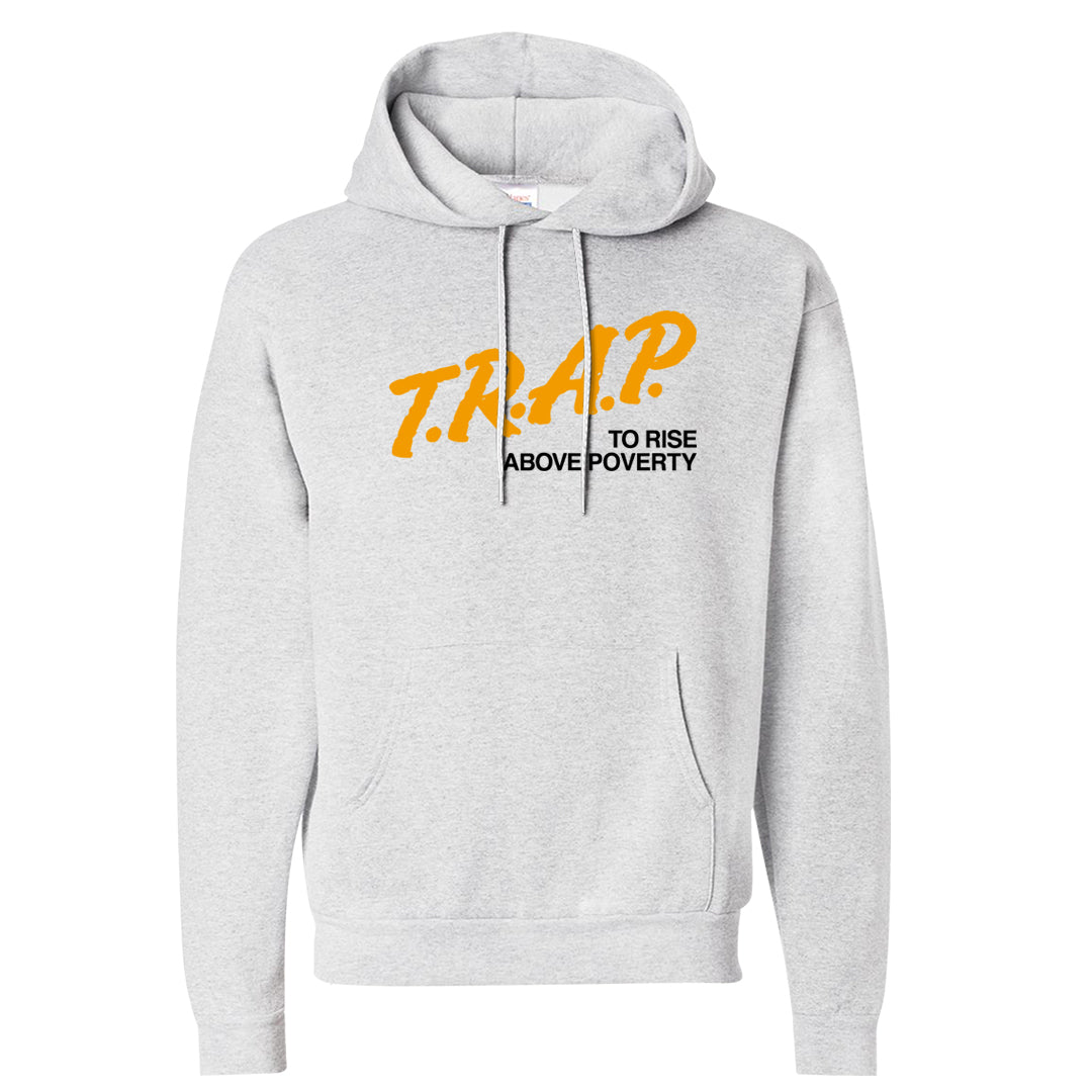 University Gold Black High Dunks Hoodie | Trap To Rise Above Poverty, Ash