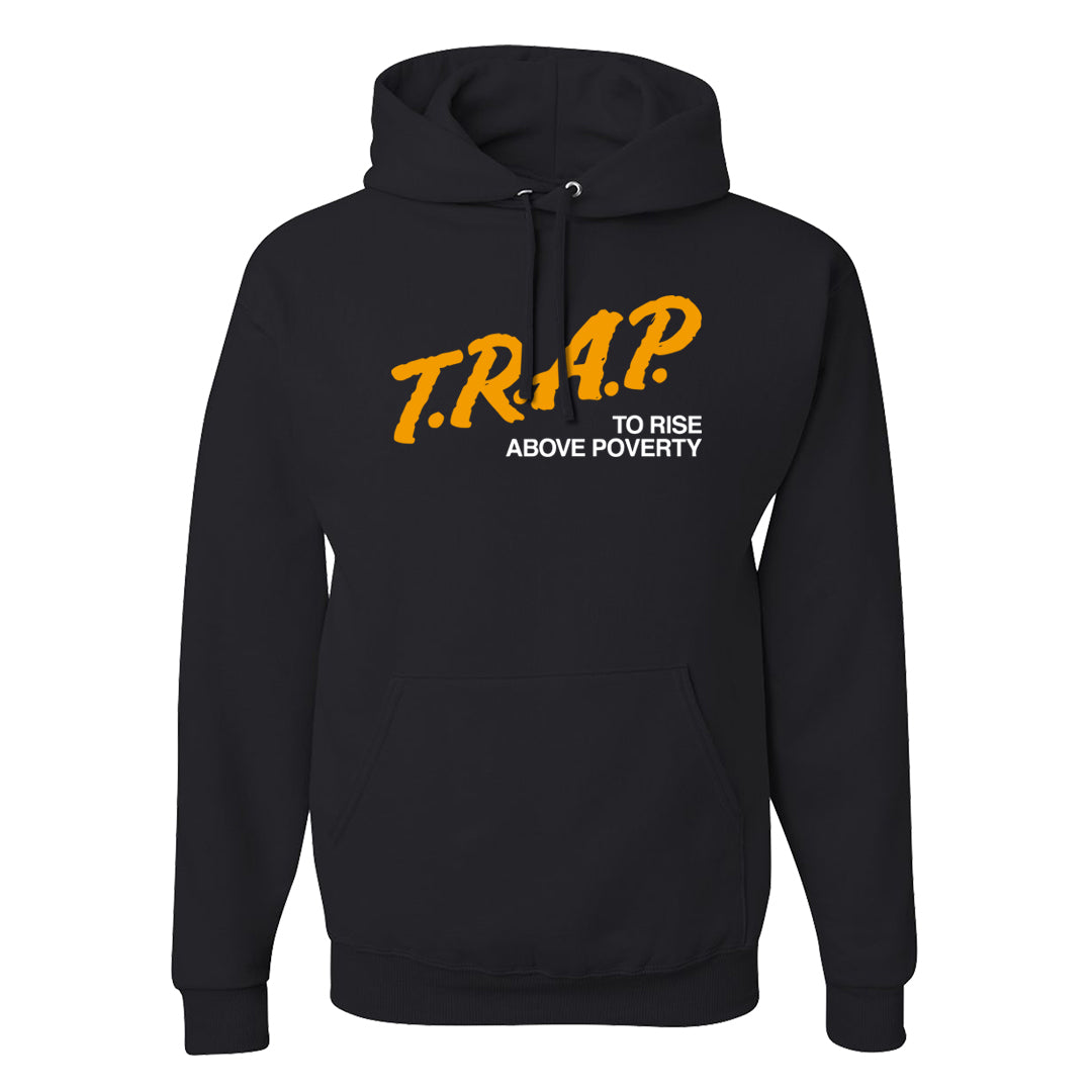 University Gold Black High Dunks Hoodie | Trap To Rise Above Poverty, Black