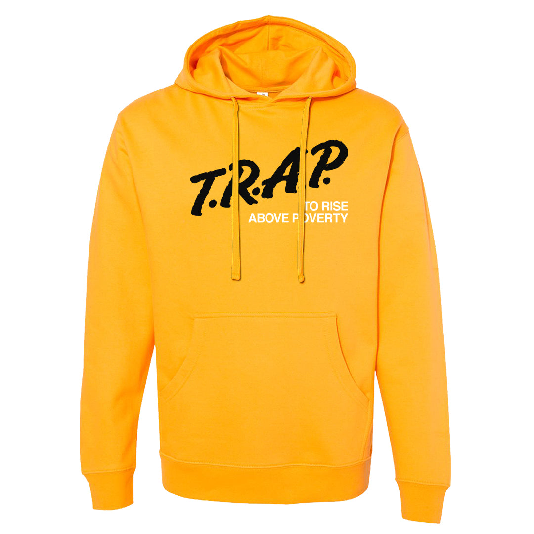 University Gold Black High Dunks Hoodie | Trap To Rise Above Poverty, Gold