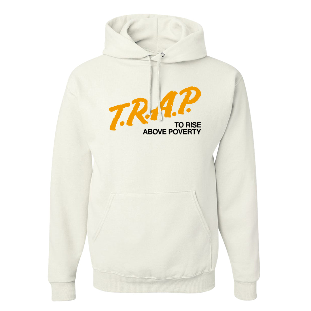 University Gold Black High Dunks Hoodie | Trap To Rise Above Poverty, White