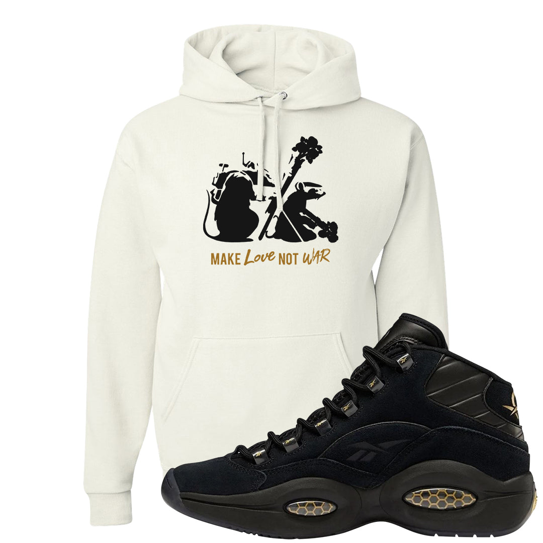 97 Lux Mid Questions Hoodie | Army Rats, White